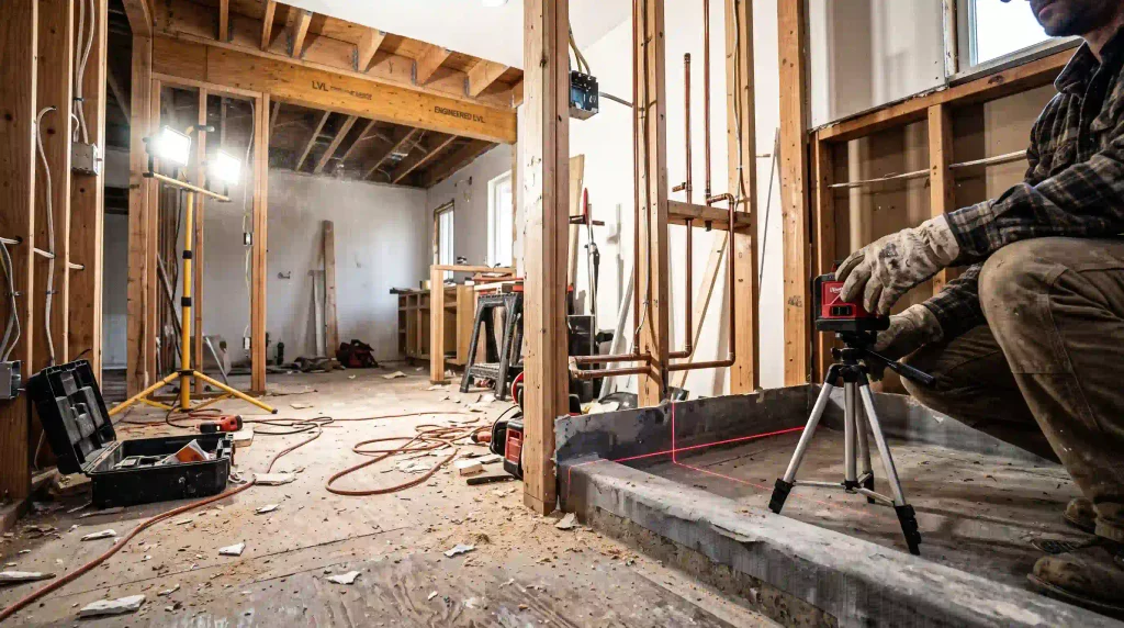 Understanding the Construction and Framing Phase of Your Torrance Kitchen and Bathroom Renovation or How Professional Contractors Ensure Precision in Home Remodeling